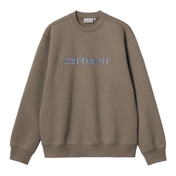 Carhartt Logo Sweater Bruin