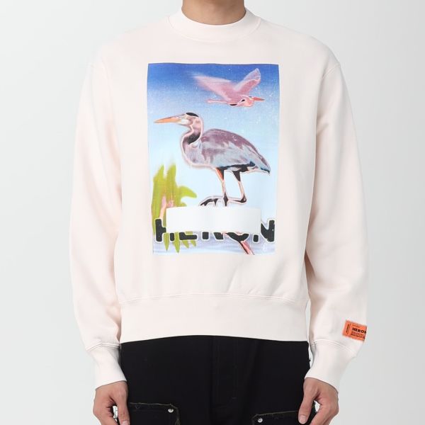 Heron Preston Censored Heron Sweater Off White