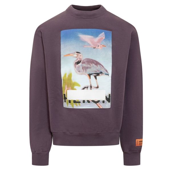 Heron Preston Censored Heron Sweater Paars