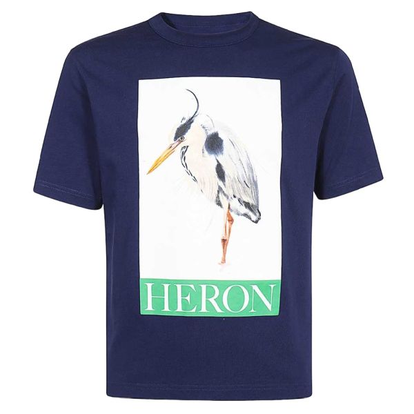 Heron Preston Heron Bird Painted T-shirt Blauw