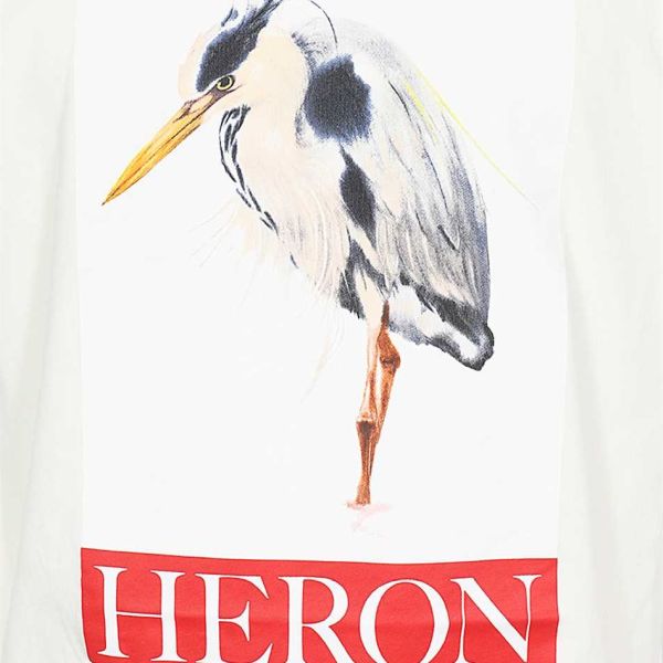 Heron Preston Heron Bird Painted T-shirt Wit