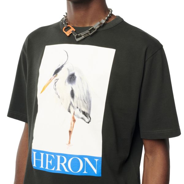 Heron Preston Heron Bird Painted T-shirt Zwart