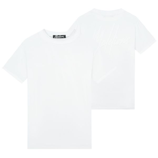 Malelions Patchwork T-shirt Wit