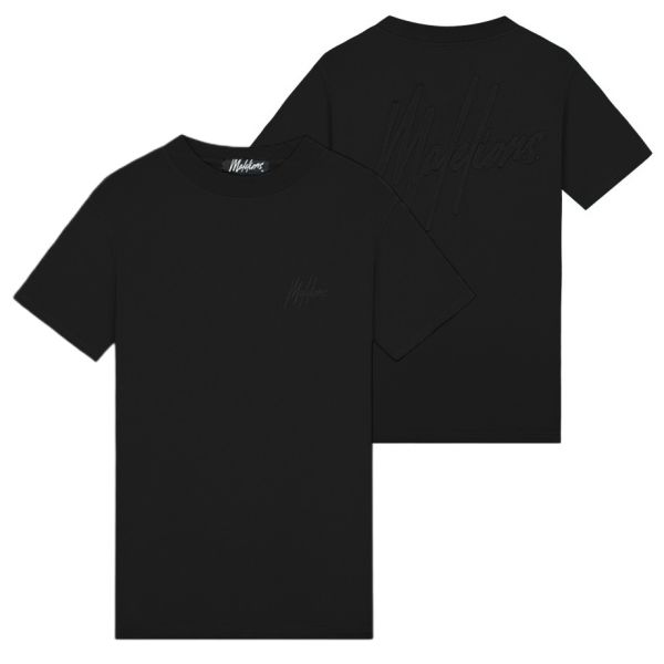 Malelions Patchwork T-shirt Zwart