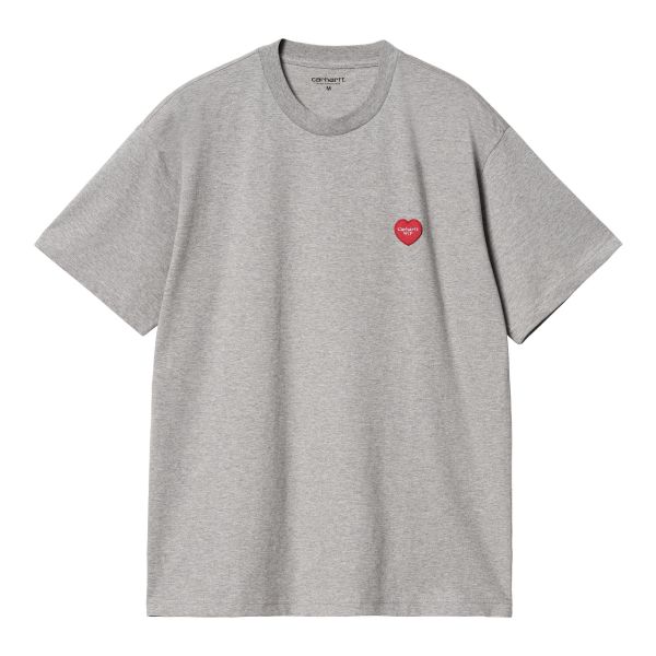 Carhartt Heart Patch T-shirt Grijs
