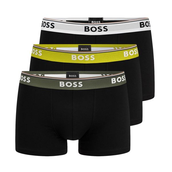 Boss Trunk Boxer 3-Pack Groen/Geel/Wit