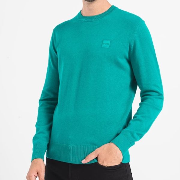 Boss Kanovano Sweater Turquoise