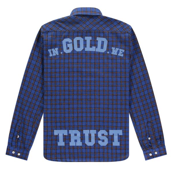 In Gold We Trust The Clash Overshirt Blauw