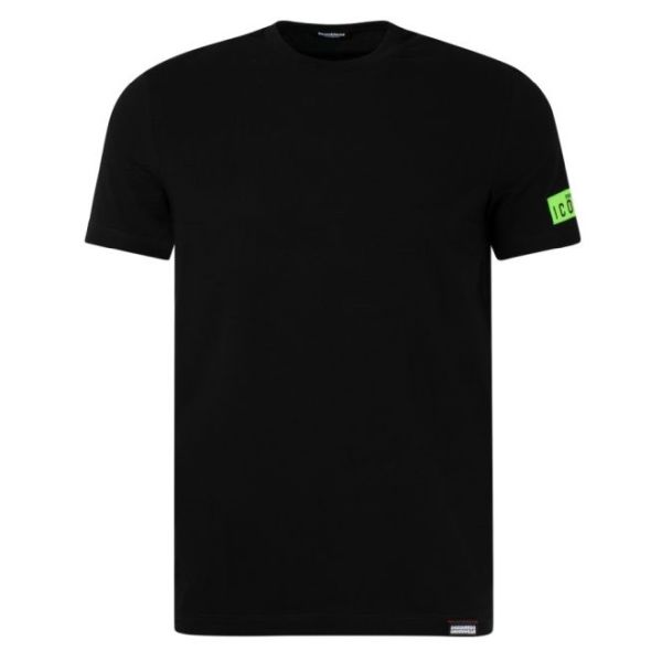 Dsquared2 Basic Icon T-shirt Zwart/Groen