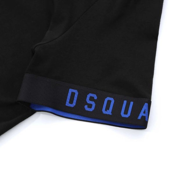 Dsquared2 Basic Technicolor T-shirt Zwart/Blauw