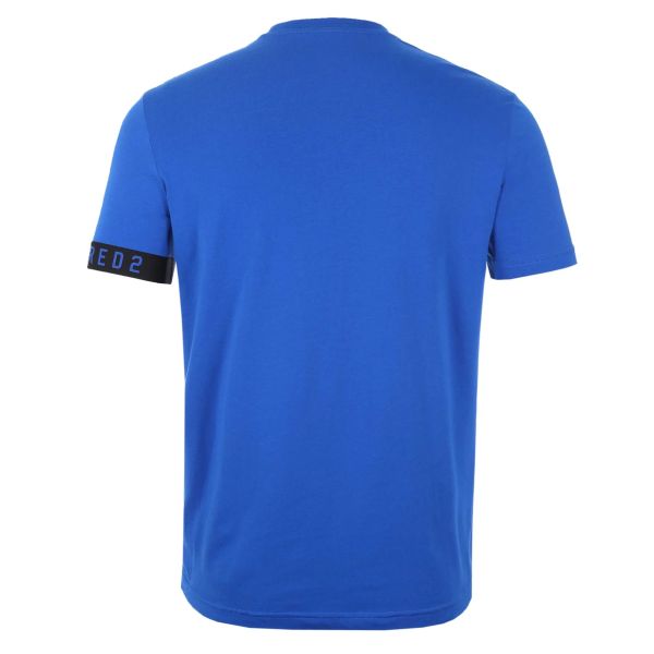 Dsquared2 Basic Technicolor T-shirt Blauw