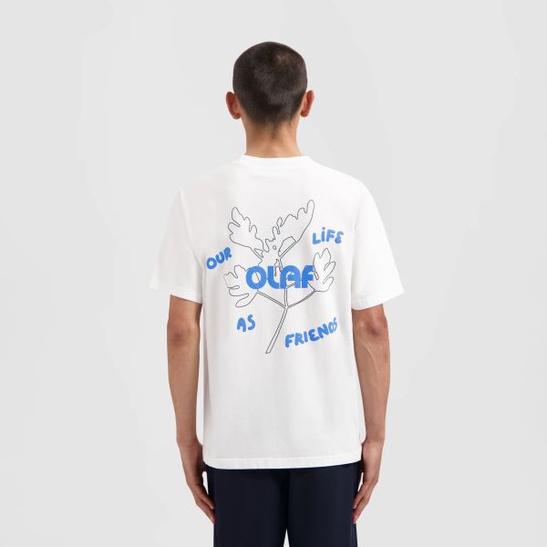 Olaf Grass T-shirt Wit