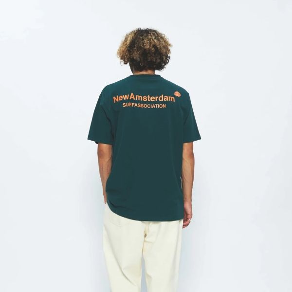 New Amsterdam Surf Association Logo T-shirt Donker Groen