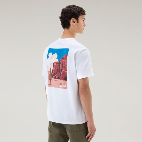 Woolrich Photographic T-shirt Wit