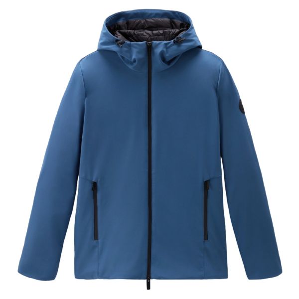 Woolrich Pacific Soft Shell Jack Blauw