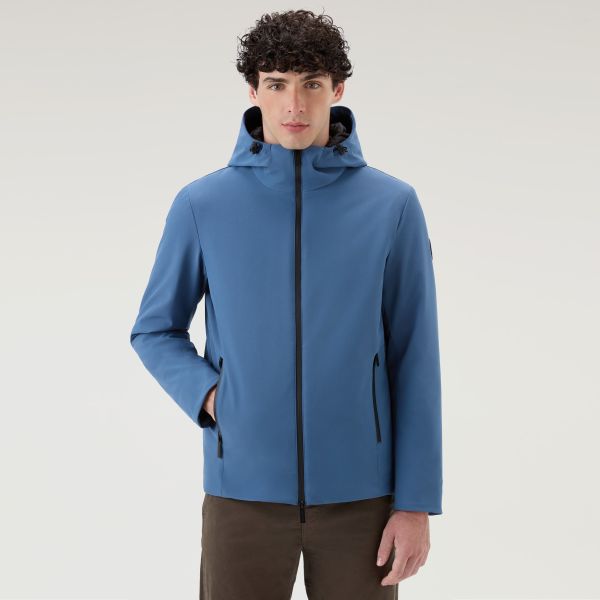 Woolrich Pacific Soft Shell Jack Blauw