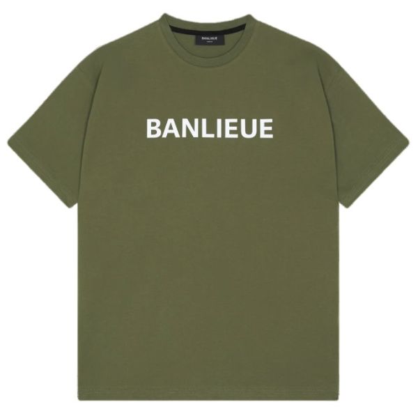 Banlieue Reflective Print T-shirt Groen