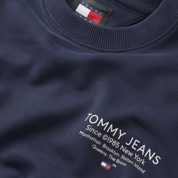 Tommy Jeans Essential Graphic Sweater Navy