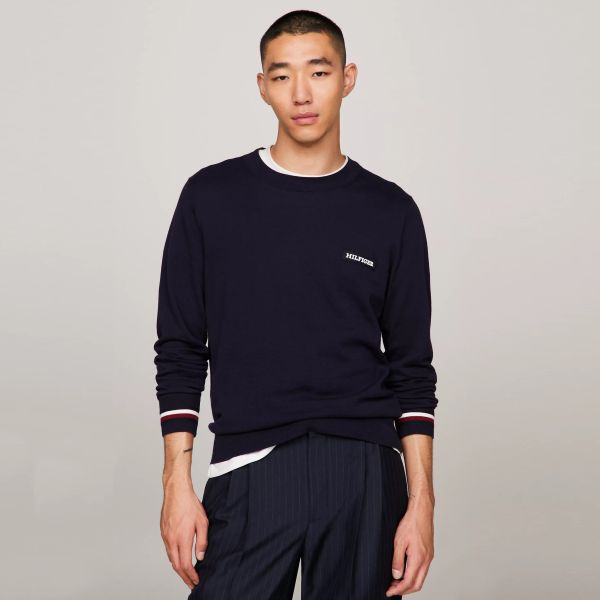 Tommy Hilfiger Global Stripe Sweater Navy