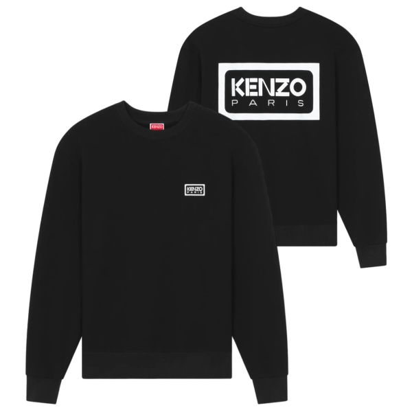 Kenzo Bicolor Kenzo Paris Classic Sweater Zwart