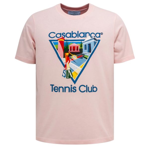 Casablanca La Joueuse T-shirt Roze