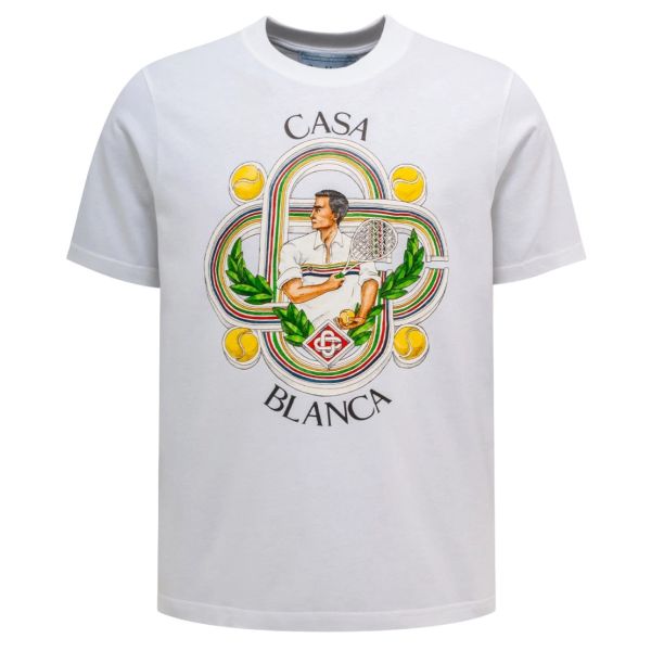 Casablanca Le Joueur T-shirt Wit