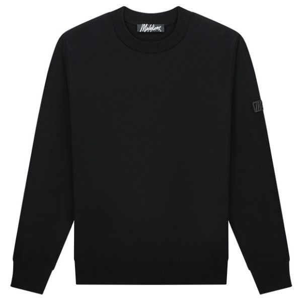 Malelions Knit Sweater Zwart