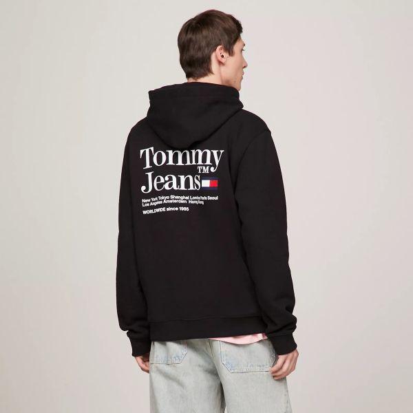 Tommy Jeans Modern Tommy Hoodie Zwart