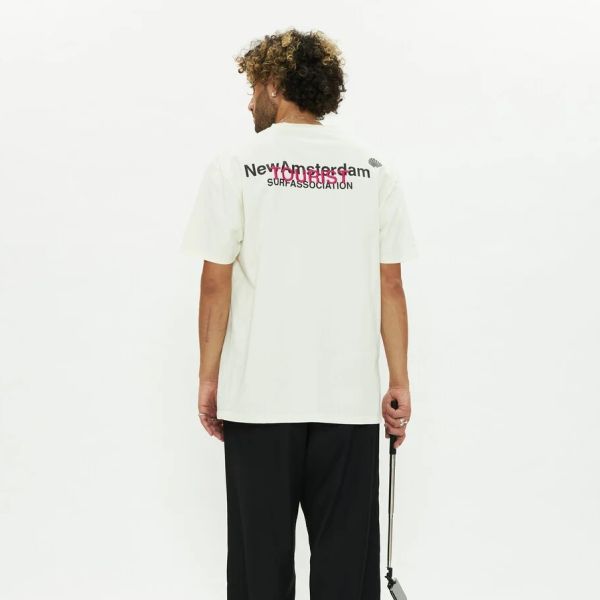 New Amsterdam Surf Association Logo Tourist T-shirt Off White