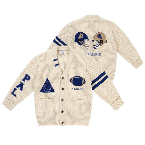 PAL Sporting Goods Frat 3.0 Wool Full Pledge Cardigan Off White