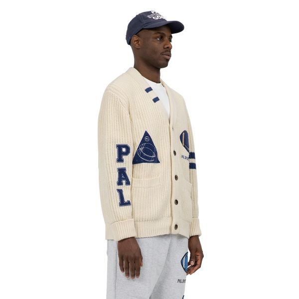 PAL Sporting Goods Frat 3.0 Wool Full Pledge Cardigan Off White
