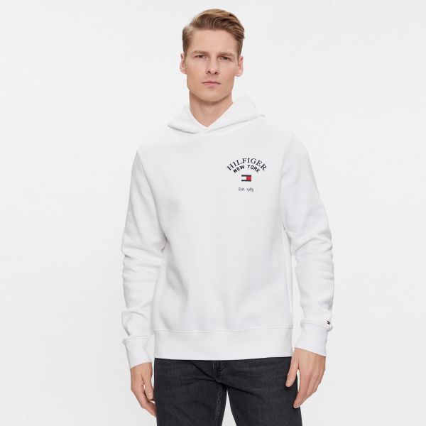 Tommy Hilfiger Arched Varsity Hoodie Wit