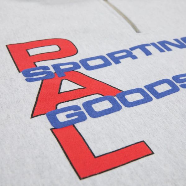 PAL Sporting Goods Wipe Out Half Zip Sweater Grijs