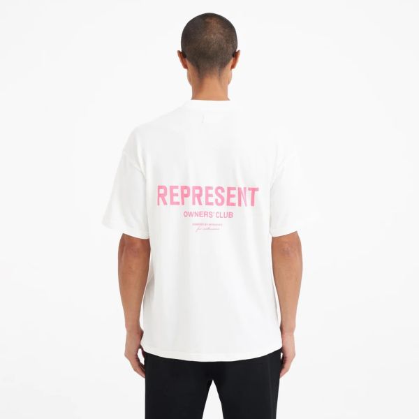 Represent Owners Club T-shirt Wit/Roze