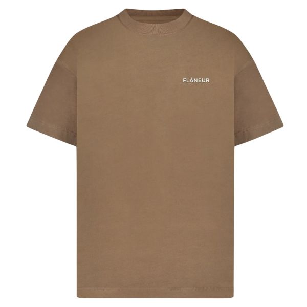 Flâneur Essential T-shirt Bruin