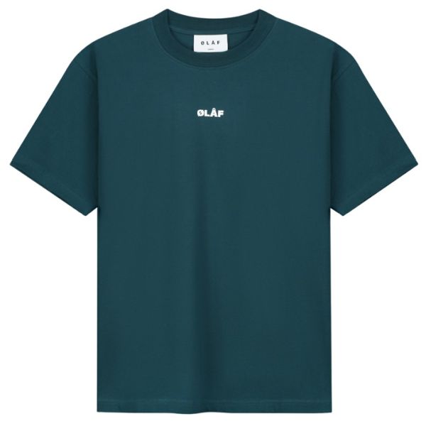 Olaf Block T-shirt Donker Blauw