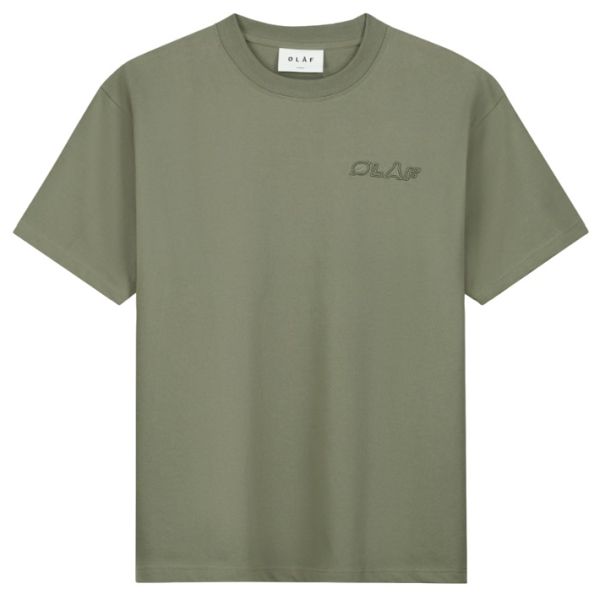 Olaf Heavyweight Studio T-shirt Groen