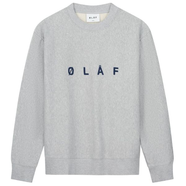 Olaf Embroidery Sweater Grijs