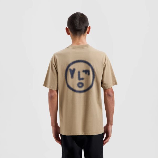 Olaf Pixelated Face T-shirt Bruin