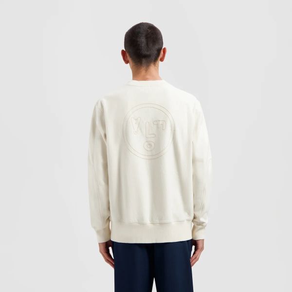 Olaf Face Chainstitch Sweater Off White