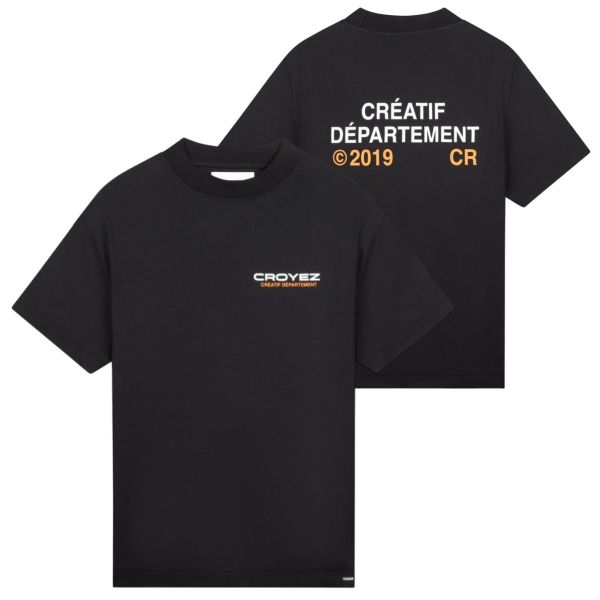 Croyez Créatif Département T-shirt Zwart