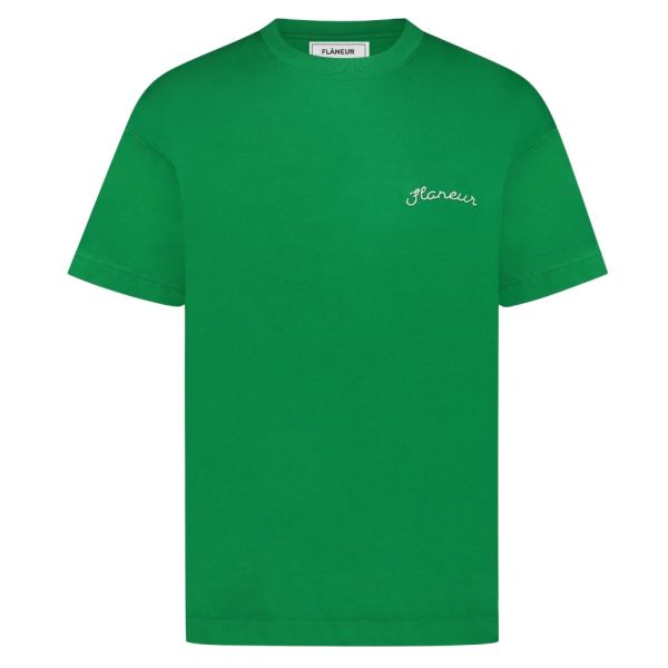 Flâneur Signature T-shirt Groen