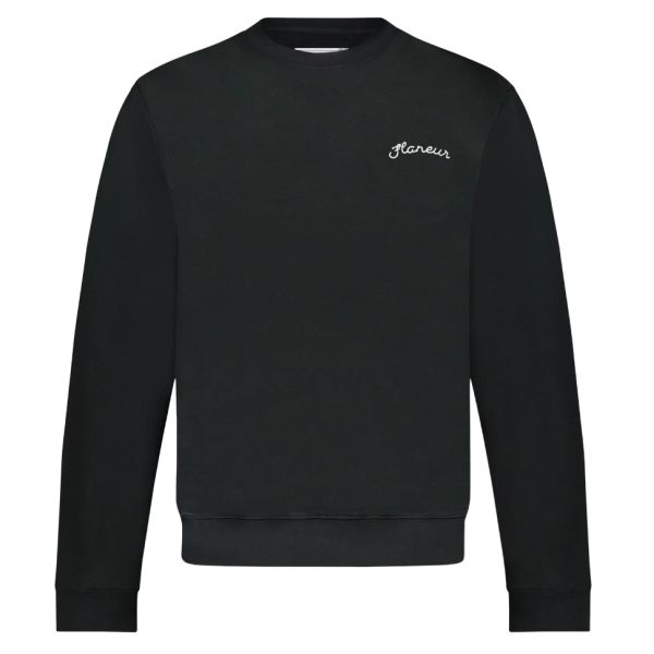 Flâneur Signature Sweater Zwart