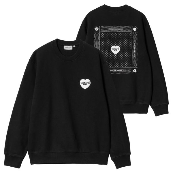 Carhartt Heart Bandana Sweater Zwart