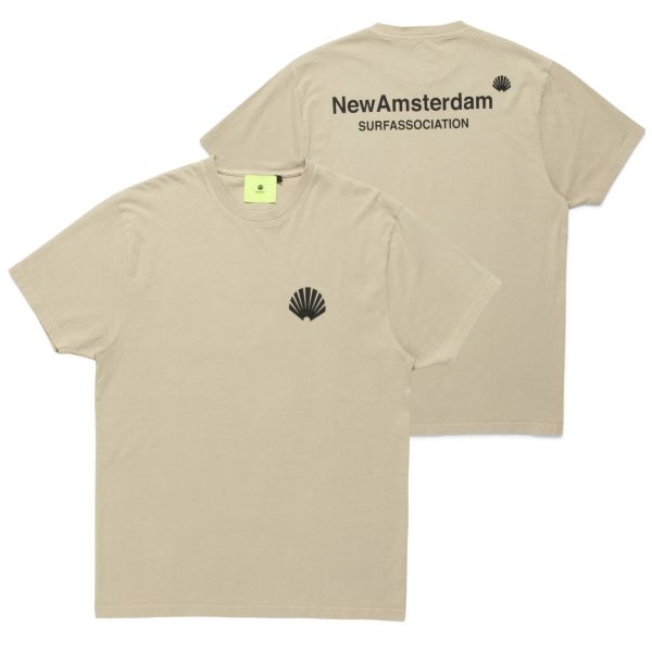 New Amsterdam Surf Association Logo T-shirt Beige