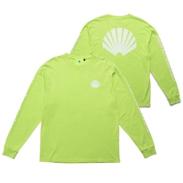 New Amsterdam Surf Association Logo Longsleeve T-shirt Groen