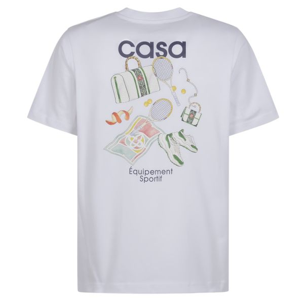 Casablanca Equipement Sportif T-shirt Wit