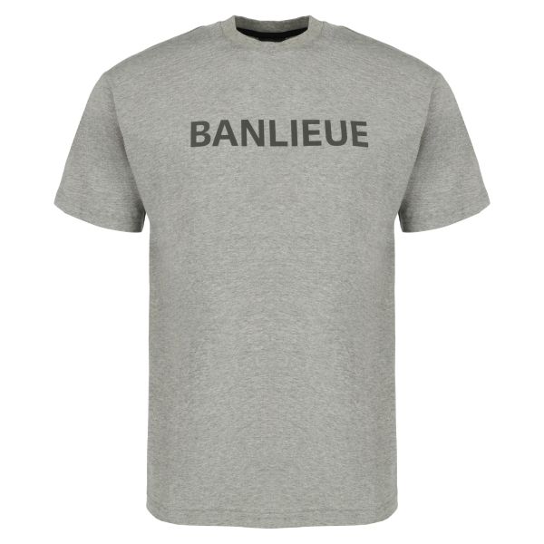 Banlieue Reflective Print T-shirt Grijs