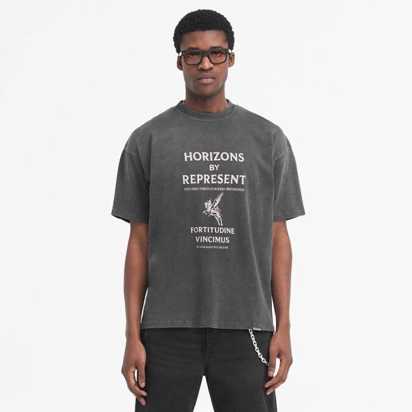 Represent Horizons T-shirt Zwart