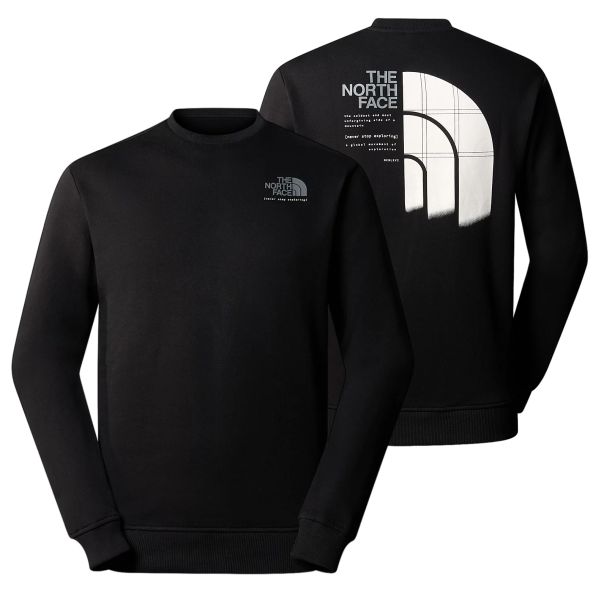 The North Face Graphic Sweater Zwart